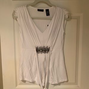 White New York & Company top, NWT, size S